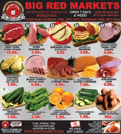 Big Red Markets Flyer April 23 to 29