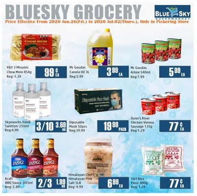 Blue Sky Supermarket (Pickering) Flyer June 26 to July 2