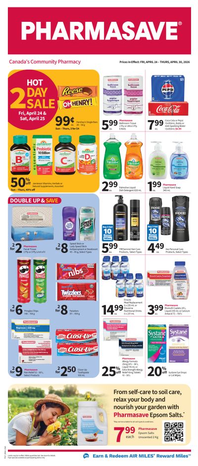 Pharmasave (ON & West) Flyer April 24 to 30