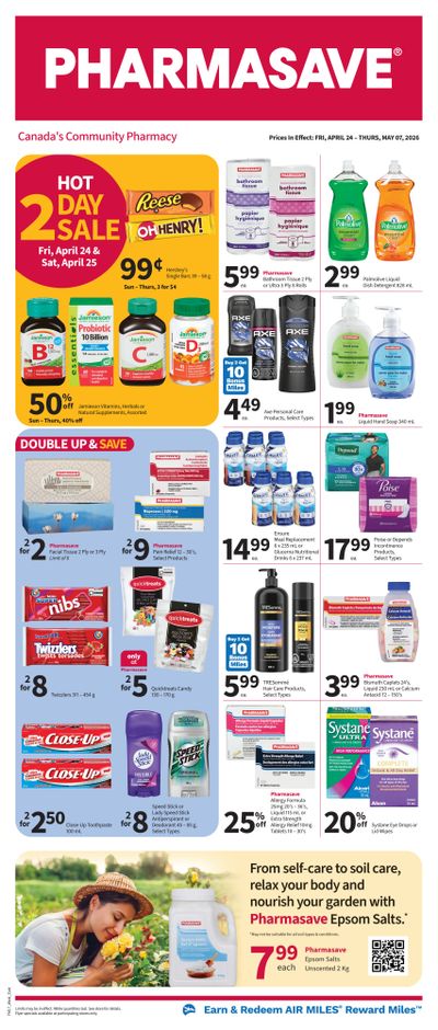 Pharmasave (ON & West) Flyer April 24 to May 7