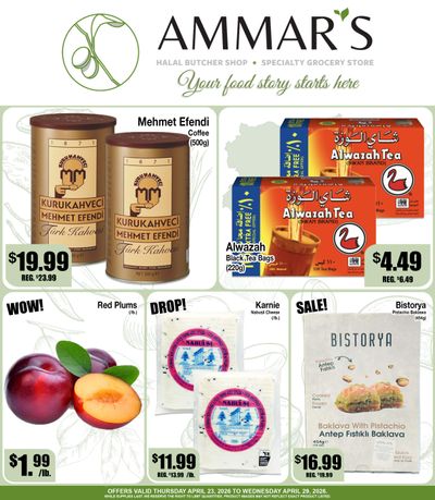 Ammar's Halal Meats Flyer April 23 to 29