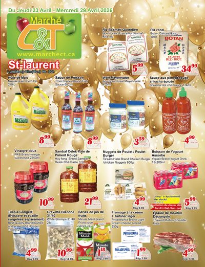 Marche C&T (St. Laurent) Flyer April 23 to 29