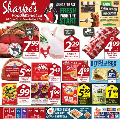 Sharpe's Food Market Flyer April 23 to 29