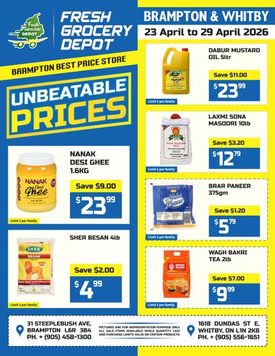 Fresh Grocery Depot Flyer April 23 to 29