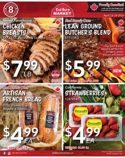 Red Barn Market Flyer April 23 to 29