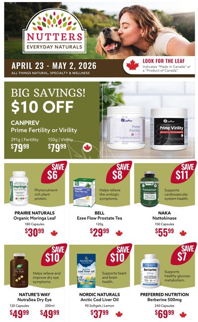Nutters Everyday Naturals Flyer April 23 to May 2