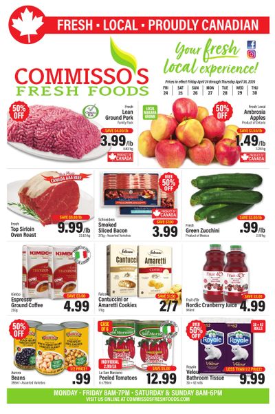 Commisso's Fresh Foods Flyer April 24 to 30