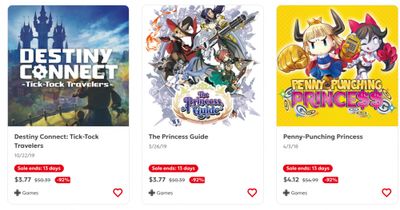 Nintendo Canada: Sale up to 97% off