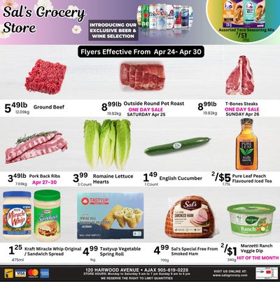 Sal's Grocery Flyer April 24 to 30