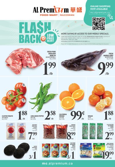 Al Premium Food Mart (McCowan) Flyer April 23 to 29