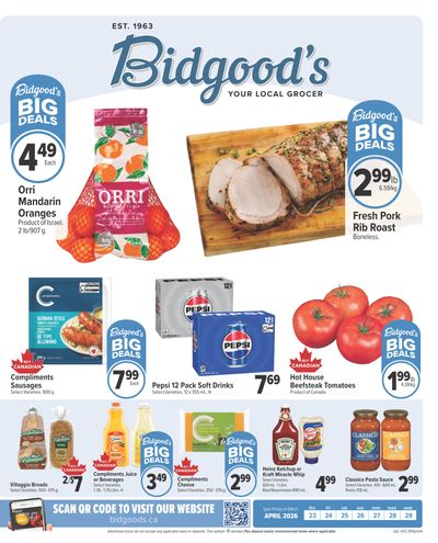 Bidgood's Flyer April 23 to 29