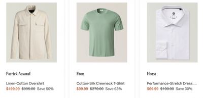 Harry Rosen Canada: BOSS Bonus Week up to $1,500 + Sale up to 60% off