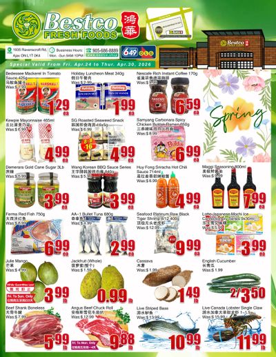 BestCo Food Mart (Ajax) Flyer April 24 to 30