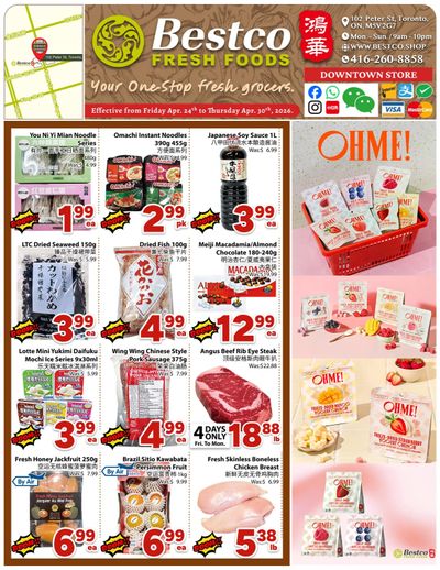 BestCo Food Mart (Downtown Toronto) Flyer April 24 to 30