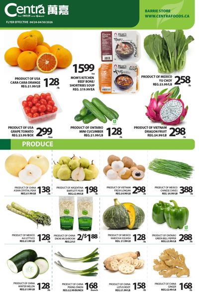 Centra Foods (Barrie) Flyer April 24 to 30