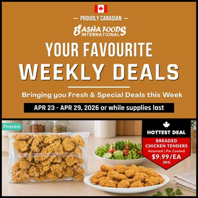 Basha Foods International Flyer April 23 to 29