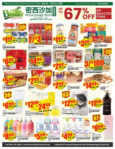 Btrust Supermarket (Mississauga) Flyer April 24 to 30