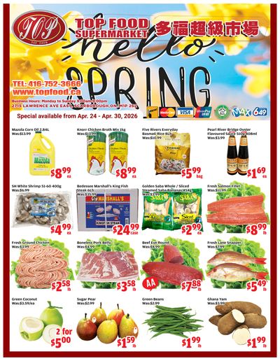Top Food Supermarket Flyer April 24 to 30