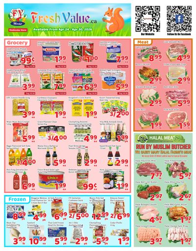 Fresh Value (Etobicoke) Flyer April 24 to 30