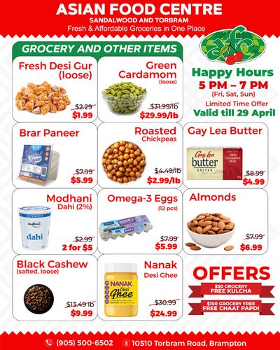 Asian Food Centre (Torbram Rd.) Flyer April 23 to 29