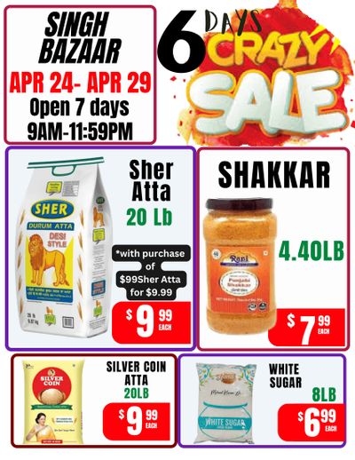 Singh Bazaar Flyer April 24 to 29