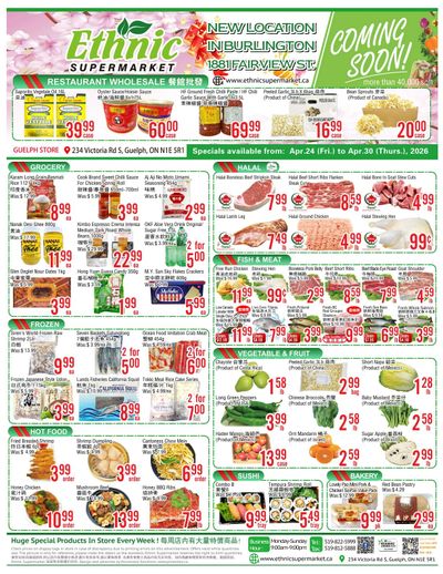 Ethnic Supermarket (Guelph) Flyer April 24 to 30