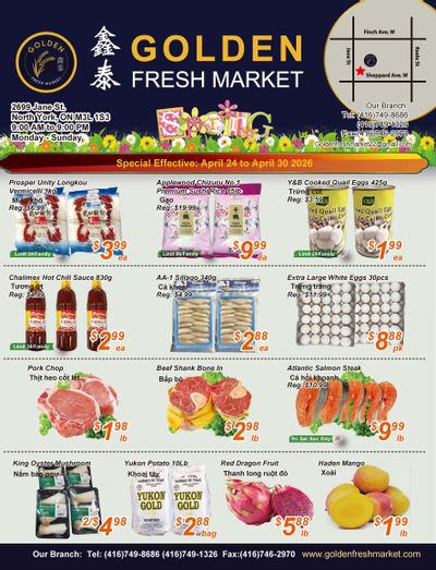 Golden Fresh Market Flyer April 24 to 30