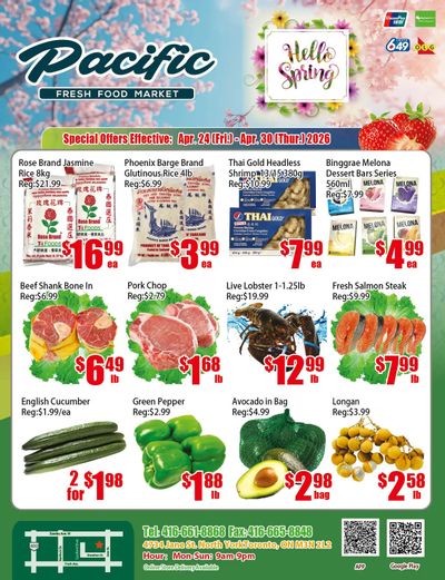 Pacific Fresh Food Market (North York) Flyer April 24 to 30