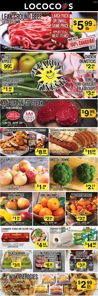 Lococo's Flyer April 24 to 28