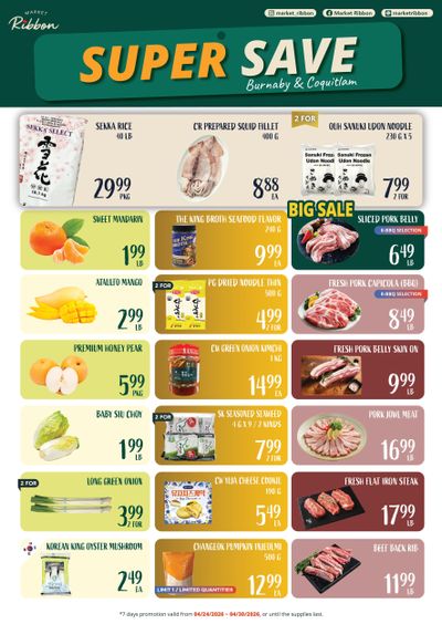 Market Ribbon Flyer April 24 to 30