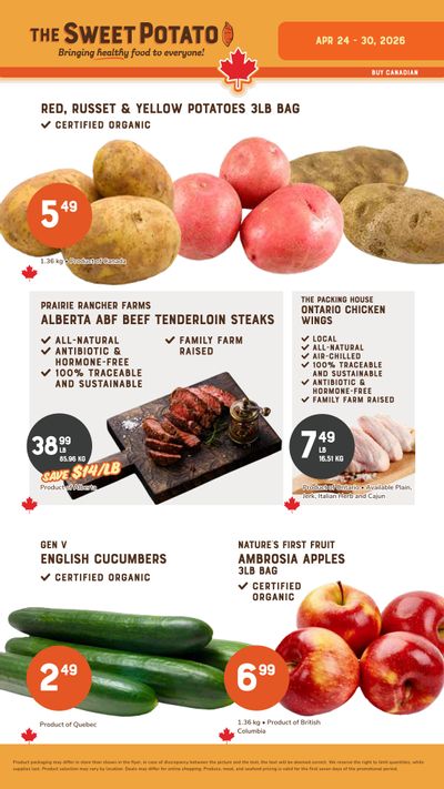 The Sweet Potato Flyer April 24 to 30