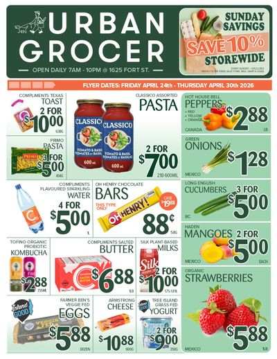 Urban Grocer Flyer April 24 to 30
