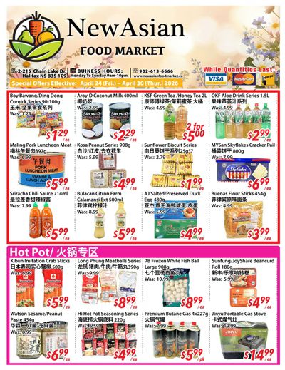 New Asian Food Market Flyer April 24 to 30