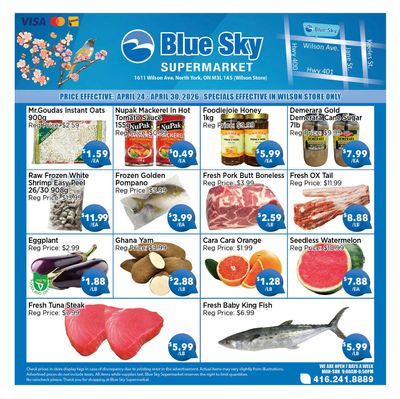 Blue Sky Supermarket (North York) Flyer April 24 to 30