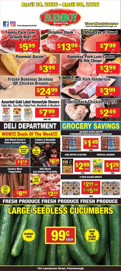 Farmboy Peterborough Flyer April 24 to 30