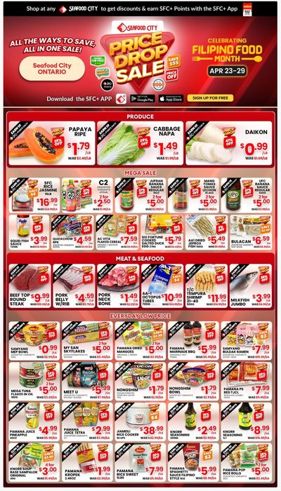 Seafood City Supermarket (ON) Flyer April 23 to 29