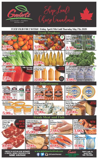 Galati Market Fresh Flyer April 24 to May 7