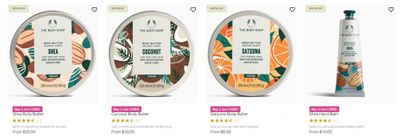 The Body Shop Canada Mother’s Day: Buy One Get One Free on Select Items+ Clearance up to 70% off