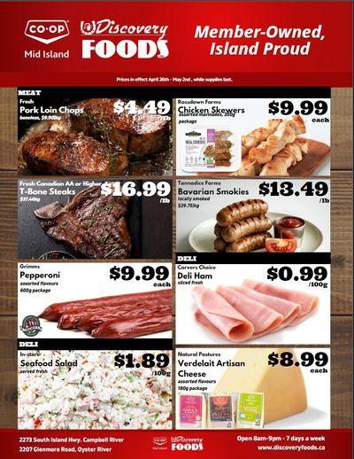 Discovery Foods Flyer April 26 to May 2
