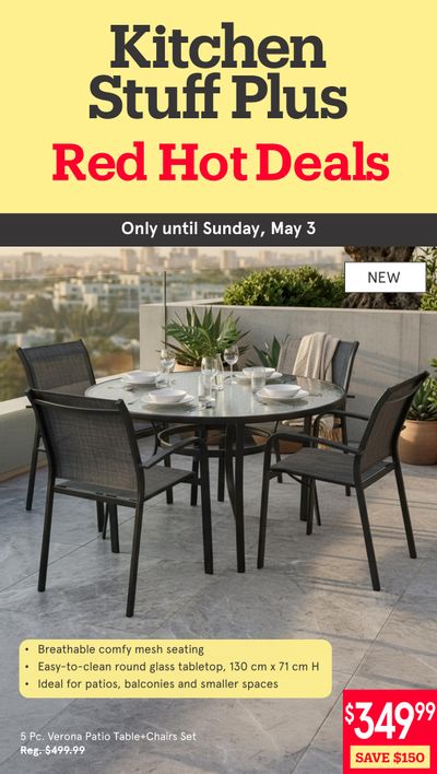 Kitchen Stuff Plus Red Hot Deals Flyer April 27 to May 3