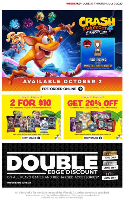 EB Games Flyer June 26 to July 2