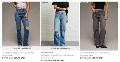 American Eagle & Aerie Canada: 25-50% off Everything + Clearance up to 70% off