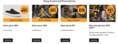 Mark’s Canada: Spend & Get Event + Up to 40% off Footwear + More