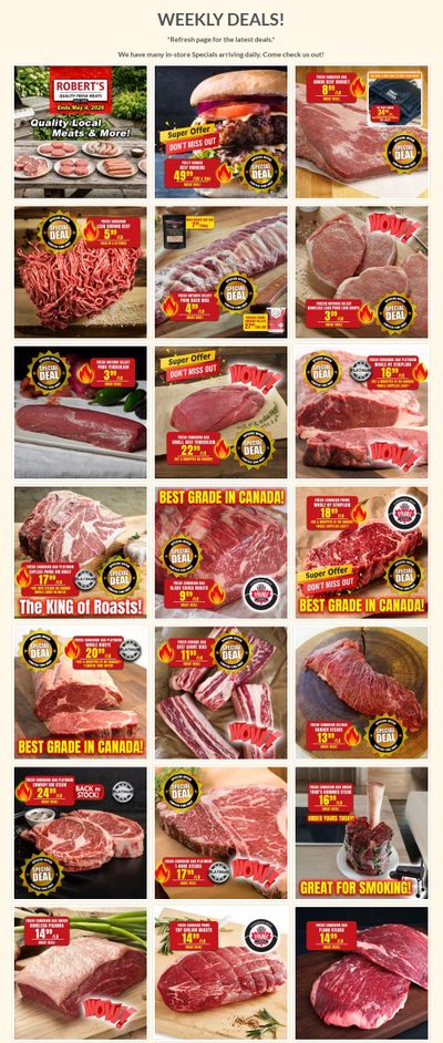 Robert's Quality Fresh Meats Flyer April 27 to May 4