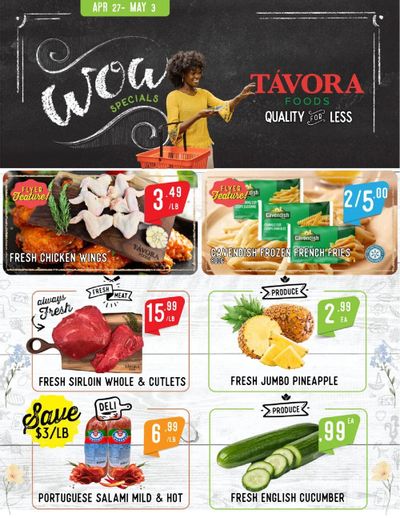 Tavora Foods Flyer April 27 to May 3