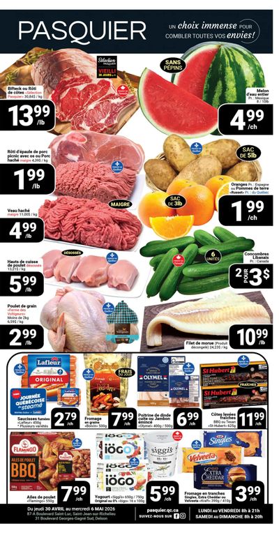 Pasquier Flyer April 30 to May 6