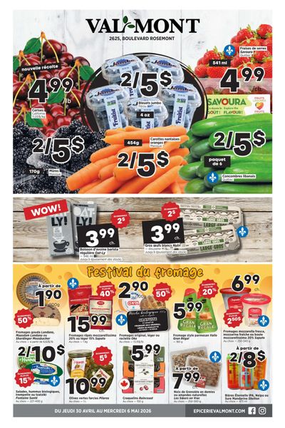 Val-Mont Flyer April 30 to May 6