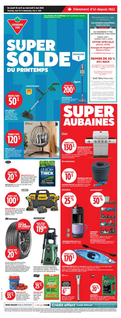 Canadian Tire (QC) Flyer April 30 to May 6
