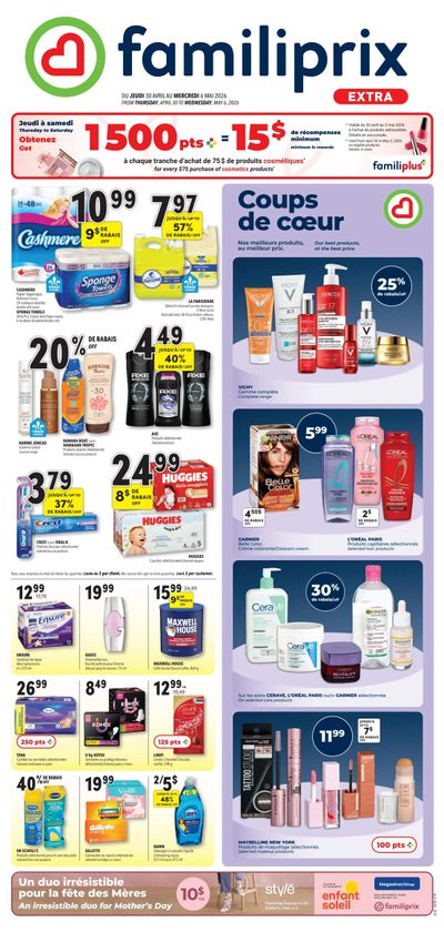 Familiprix Extra Flyer April 30 to May 6