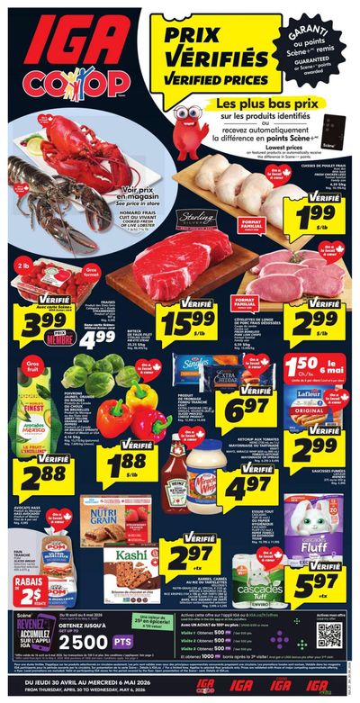 IGA (NB) Flyer April 30 to May 6